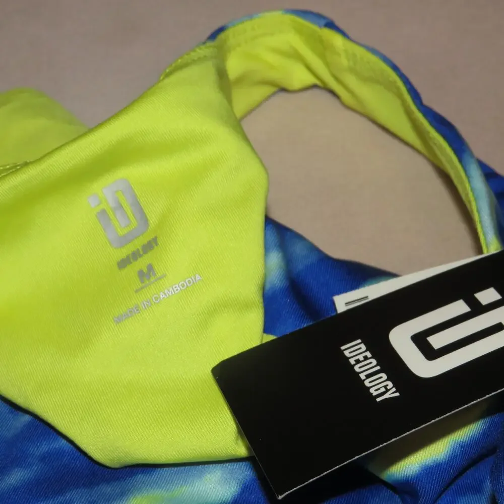 ID Ideology Blue Print Cropped Athletic Girls Tank Top - Picture 5 of 7